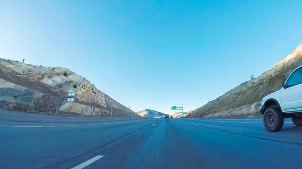 Montaña vista de conducción —  Fotos de Stock