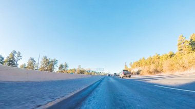 Dağ görünümü sürüş