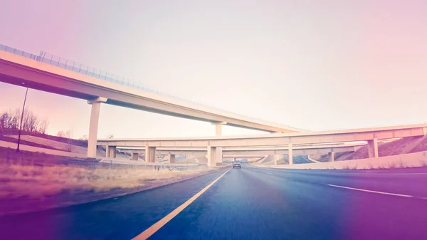 Blick auf die Autobahn — Stockfoto