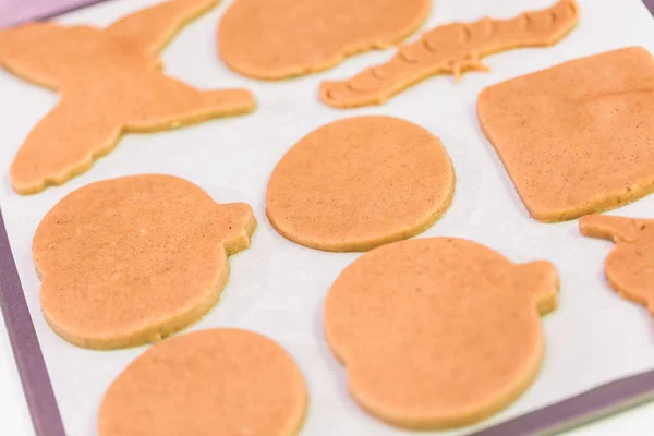 Biscoitos de Halloween vista — Fotografia de Stock