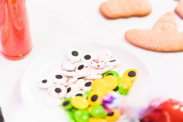 Halloween cookies view — Stock Photo, Image