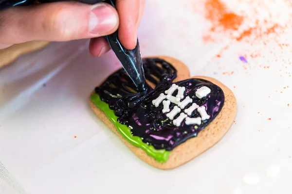 Halloween cookies view — Stock Photo, Image