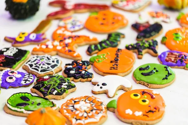 Halloween cookies Zobacz — Zdjęcie stockowe