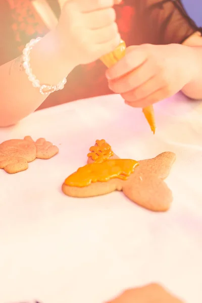 Biscoitos de Halloween vista — Fotografia de Stock