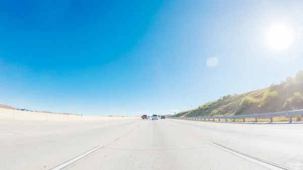 Punto Vista Pov Conducir Hacia Sur Por Carretera Interestatal I25 —  Fotos de Stock