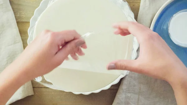 Pastel de mousse con espejo vidriado — Foto de Stock