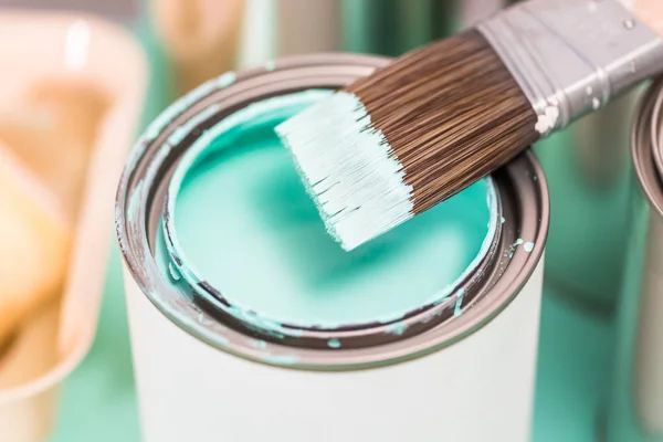 Paint brushes close up — Stock Photo, Image