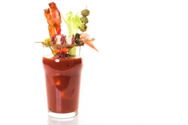 Bloody mary cocktail clipart