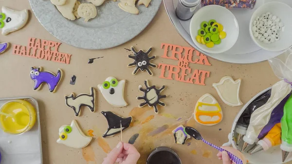 Biscoitos de açúcar Halloween — Fotografia de Stock