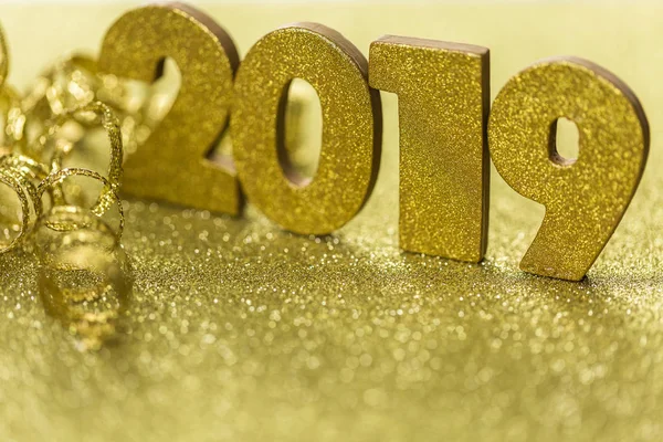 2019 Números de año —  Fotos de Stock