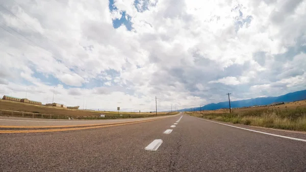 Driving in rural area — Stock Photo, Image