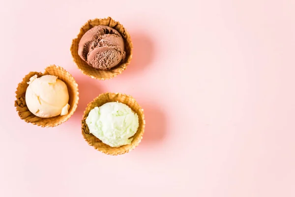 Waffle ice cream bowls