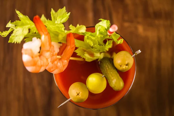 Bloody mary cocktail — Stockfoto