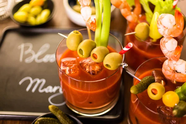 Bloody mary cocktail — Stock Photo, Image