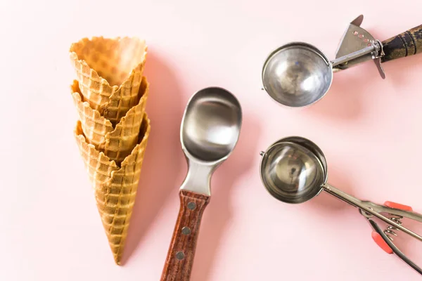 Ice cream scoops — Stock Photo, Image