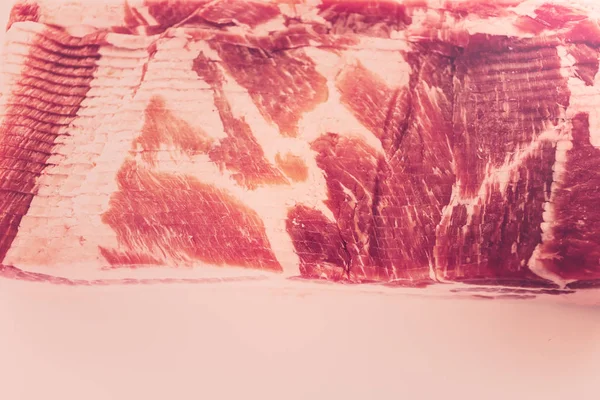 Bacon odříznout zavřít nahoru — Stock fotografie