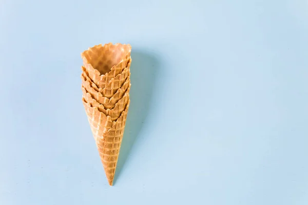 Waffle ice cream cones — Stock Photo, Image