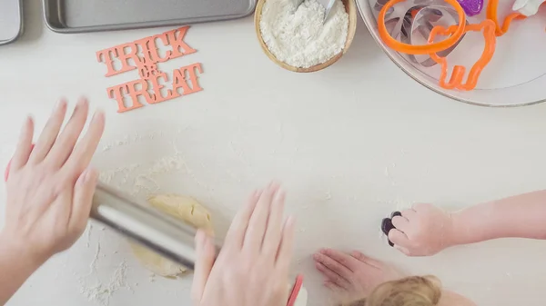 Halloween socker cookies — ストック写真