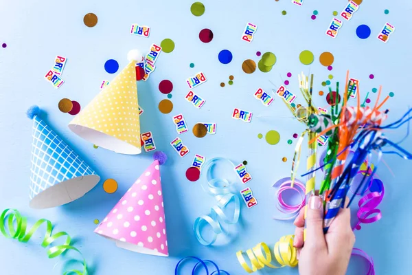 Sombreros de fiesta coloridos —  Fotos de Stock