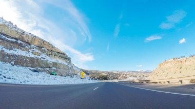 Dağ görünümü sürüş