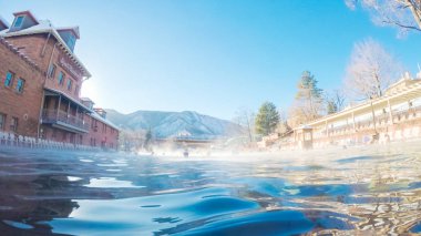 Hot Springs view clipart