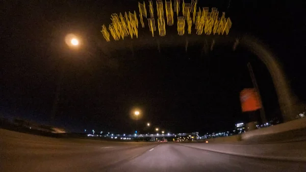 Highway driving view — Stok Foto