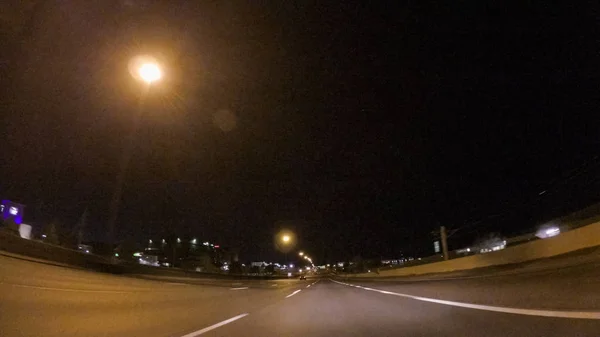 Autopista vista de conducción — Foto de Stock