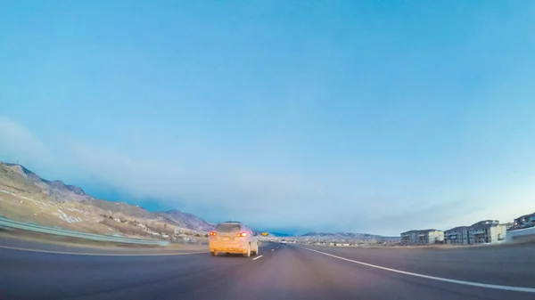 Autopista vista de conducción —  Fotos de Stock