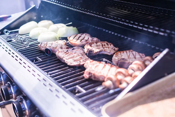 Grillen pork chops — Stockfoto