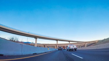 Otoyol sürüş görünümü