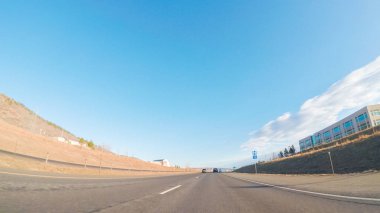 Otoyol sürüş görünümü