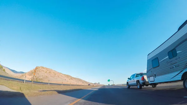 Highway driving view — Stock Photo, Image