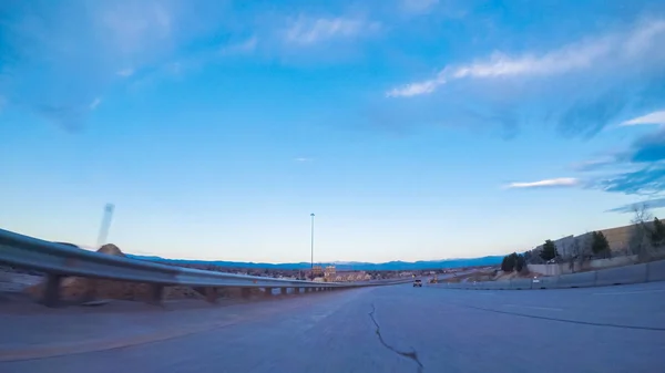 Autopista vista de conducción —  Fotos de Stock