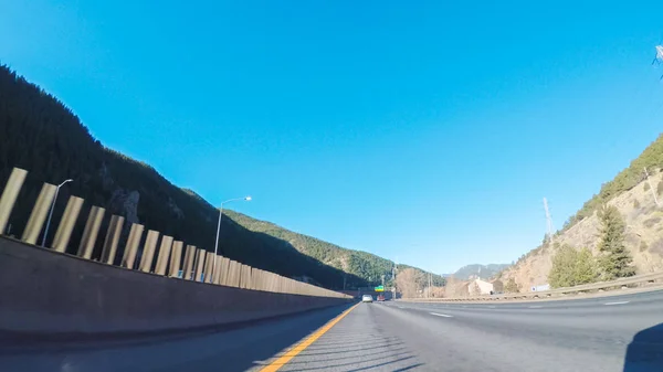 Montaña vista de conducción — Foto de Stock