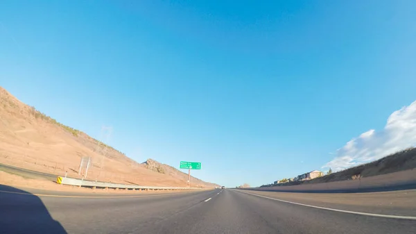 Highway driving view — Stock Photo, Image