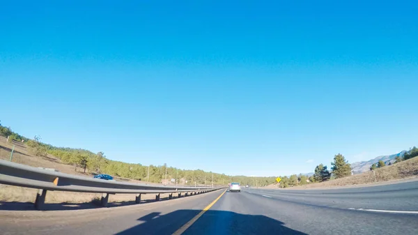 Berg rijden weergave — Stockfoto