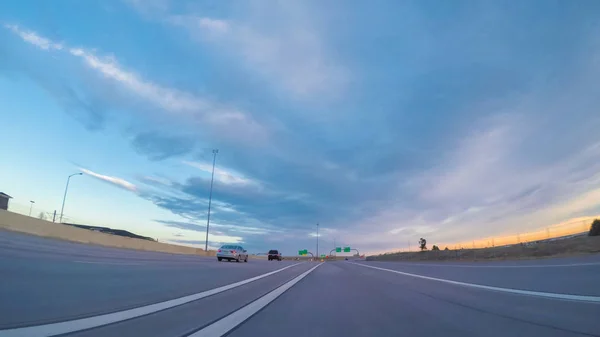 고속도로 운전 보기 — 스톡 사진