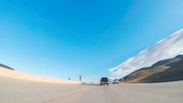 Highway driving view — Stock Photo, Image