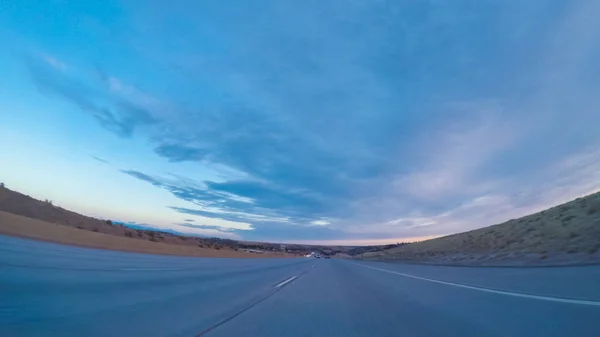 Autopista vista de conducción — Foto de Stock