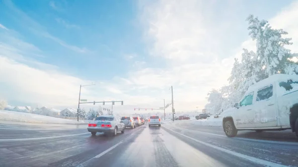 Tormenta de nieve — Foto de Stock