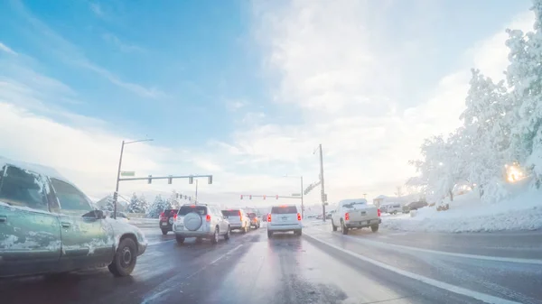 Tormenta de nieve — Foto de Stock