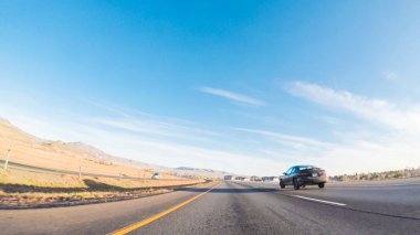 Otoyol sürüş görünümü