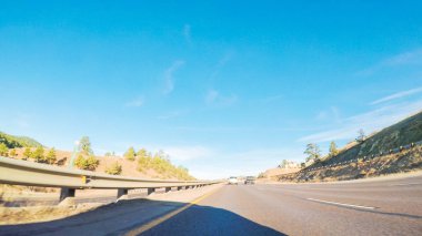 Dağ görünümü sürüş