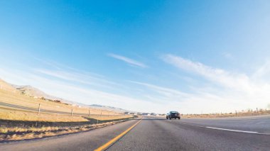 Otoyol sürüş görünümü