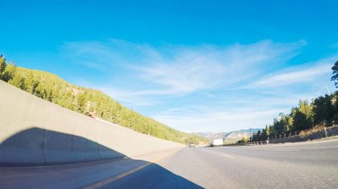 Dağ görünümü sürüş