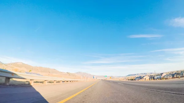 Autopista vista de conducción — Foto de Stock