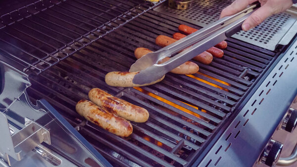 Hot dogs and bratwurst 