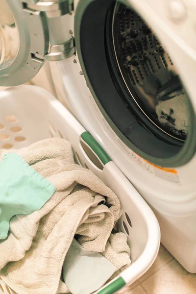 Lavandaria na lavandaria — Fotografia de Stock
