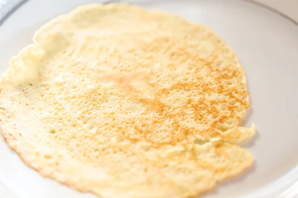 Russische Pfannkuchen aus nächster Nähe — Stockfoto