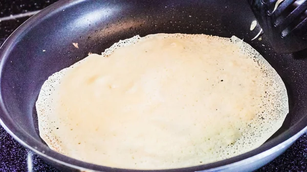 Pas Pas Faire Des Crêpes Russes Partir Zéro Pour Petit — Photo